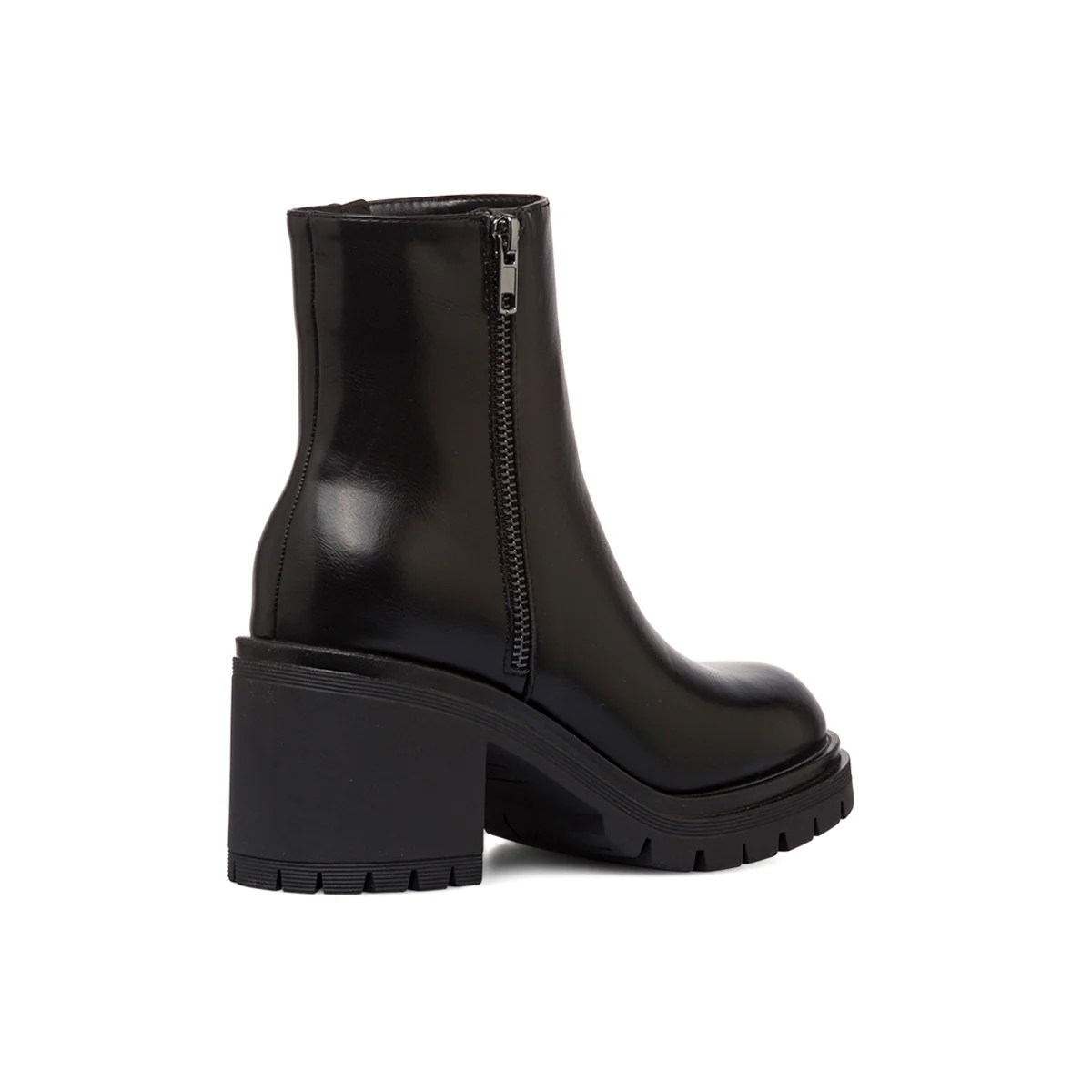 Stivaletti chunky neri con tacco 7,5 cm da donna Lora Ferres - Image 3