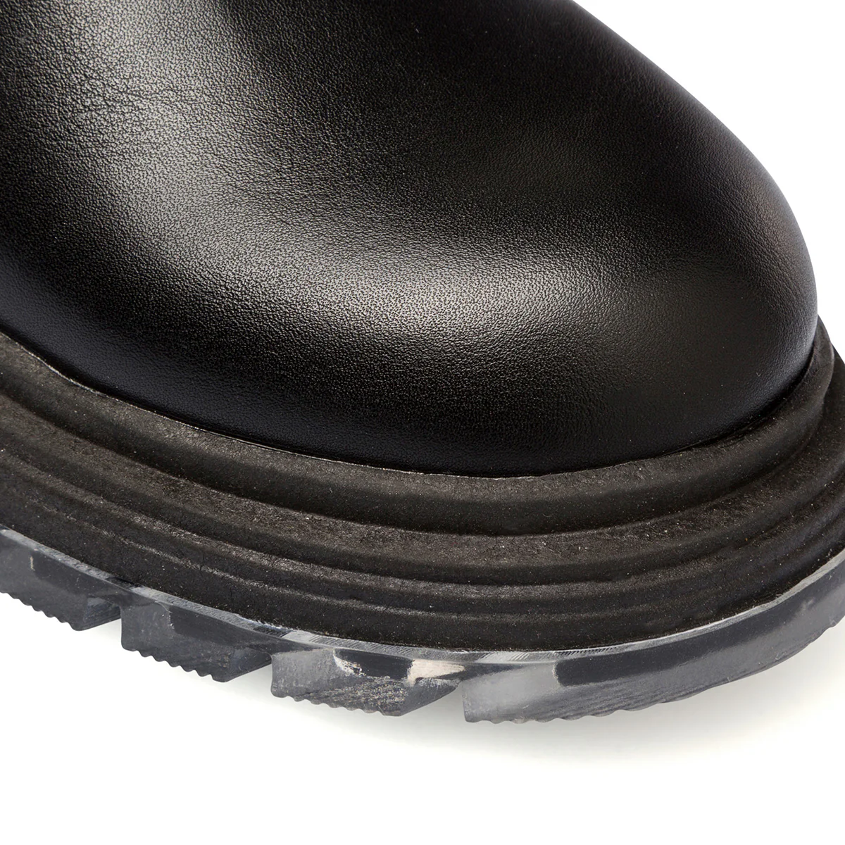 Stivaletti chunky neri da bambina con zip e catena Le scarpe di Alice - Image 6