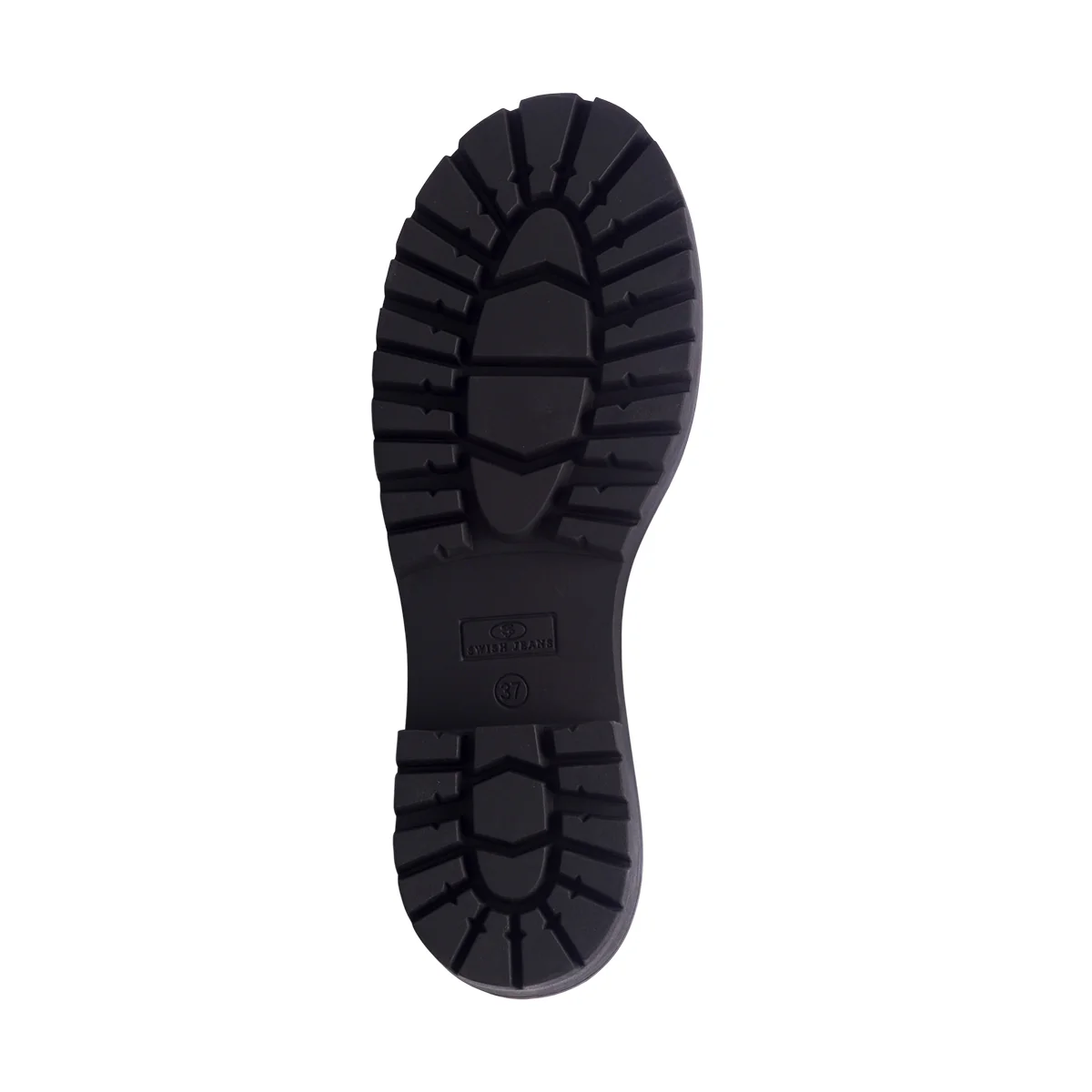 Stivaletti chunky neri da donna con inserti elastici Swish Jeans - Image 4