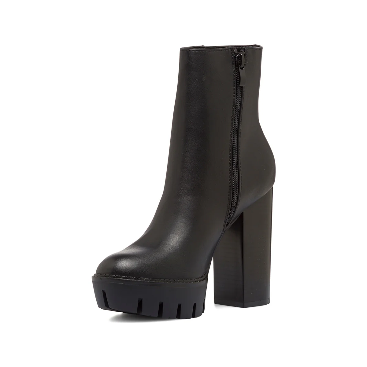 Stivaletti chunky neri da donna con tacco 12 cm Lora Ferres - Image 5