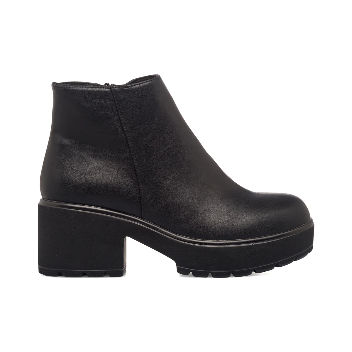 Stivaletti chunky neri da donna con tacco 7 cm Lora Ferres