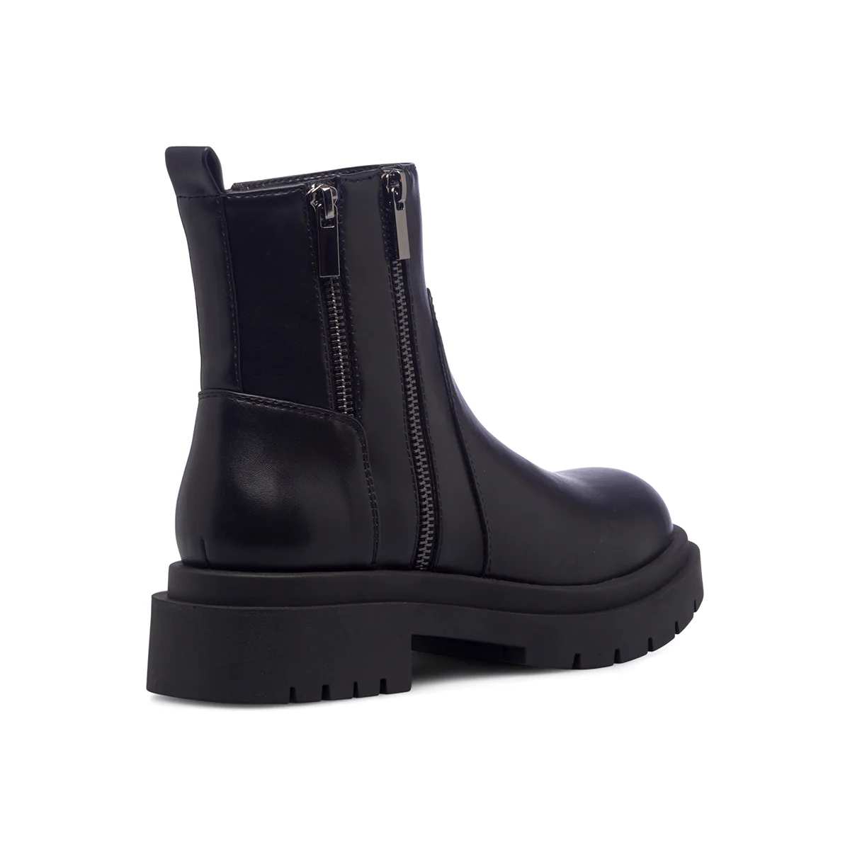 Stivaletti chunky neri da donna con zip laterali Swish Jeans - Image 3