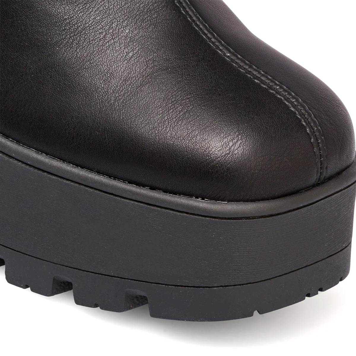 Stivaletti chunky neri da donna in "pelle vegana" con tacco 8 cm Call It Spring Nathali - Image 5
