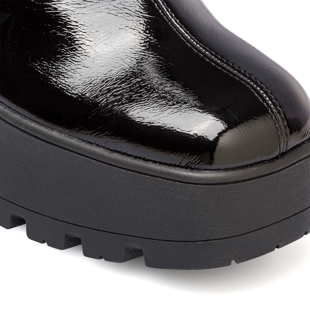 Stivaletti chunky neri da donna in "pelle vegana" con tacco 8 cm Call It Spring Nathali - Image 5