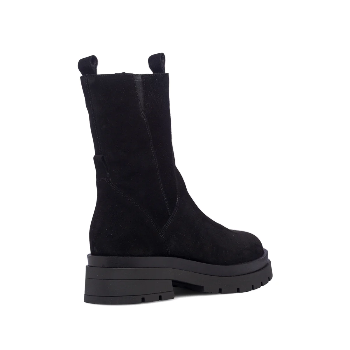 Stivaletti chunky neri in pelle da donna Primopiano - Image 3