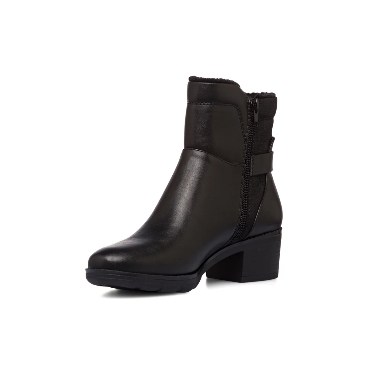 Stivaletti comfort da donna neri con tacco 5 cm P Soft - Image 5