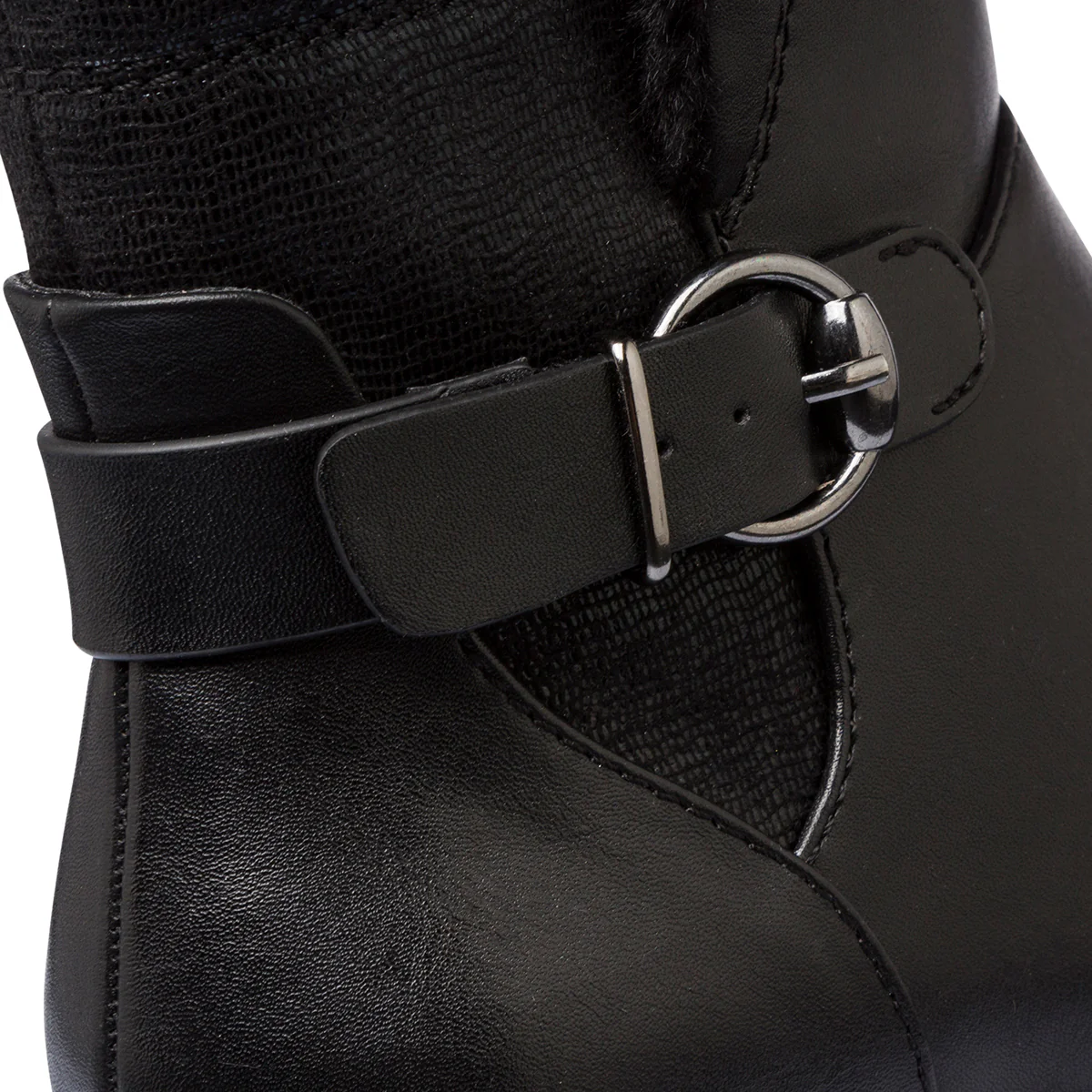 Stivaletti comfort da donna neri con tacco 5 cm P Soft - Image 6