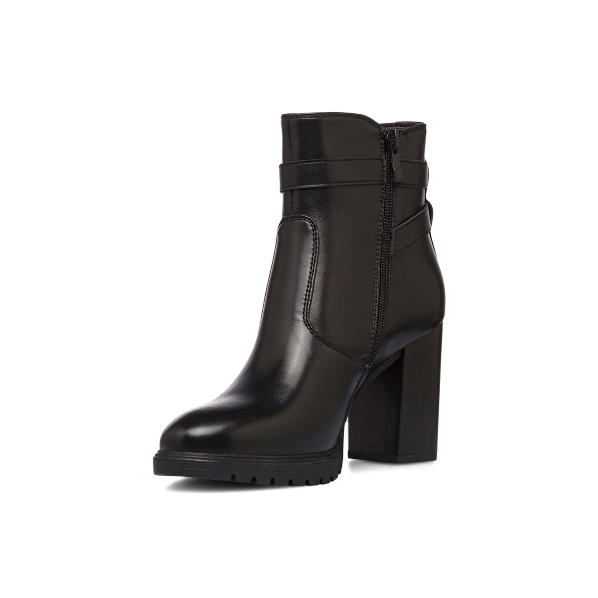 Stivaletti comfort neri con fibbia da Donna P Soft - Image 9