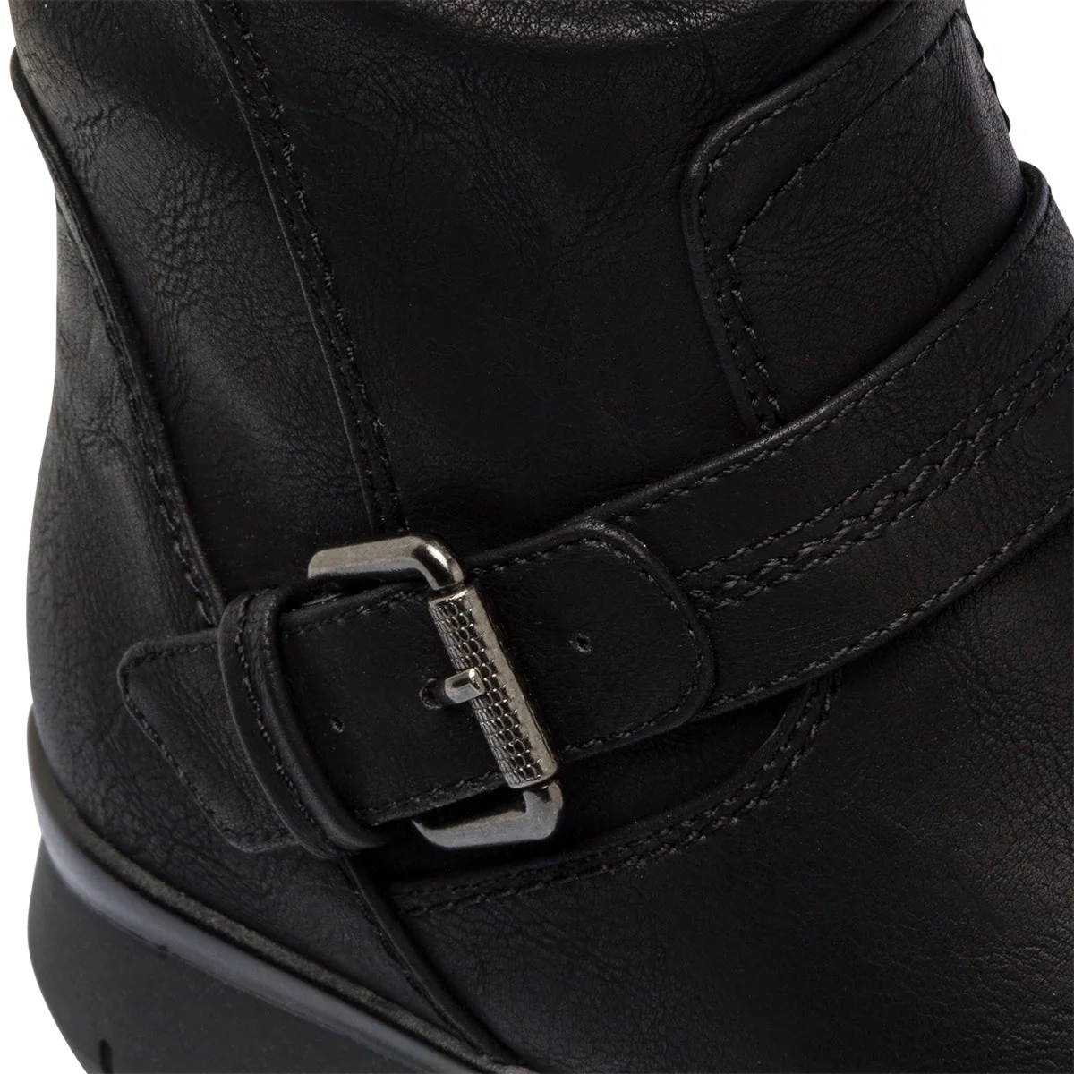Stivaletti comfort neri da donna con imbottitura in pelliccia P Soft - Image 7