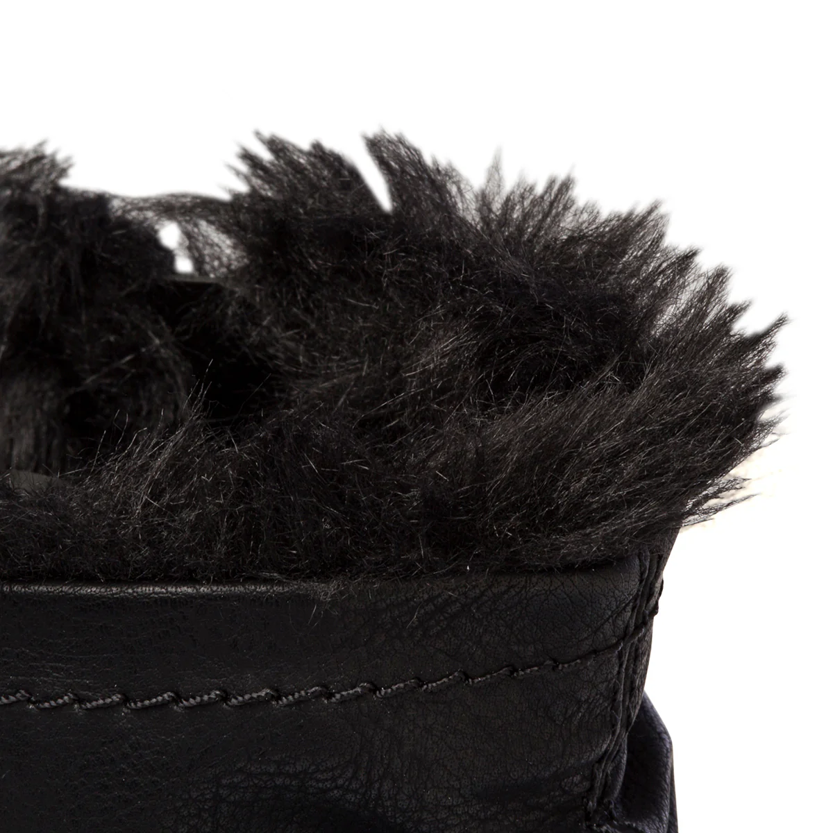 Stivaletti comfort neri da donna con imbottitura in pelliccia P Soft - Image 9