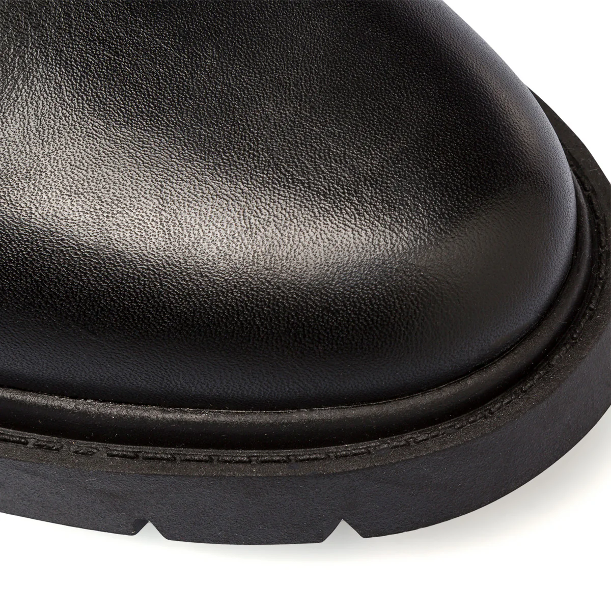 Stivaletti comfort neri da donna con inserto elastico P Soft - Image 5