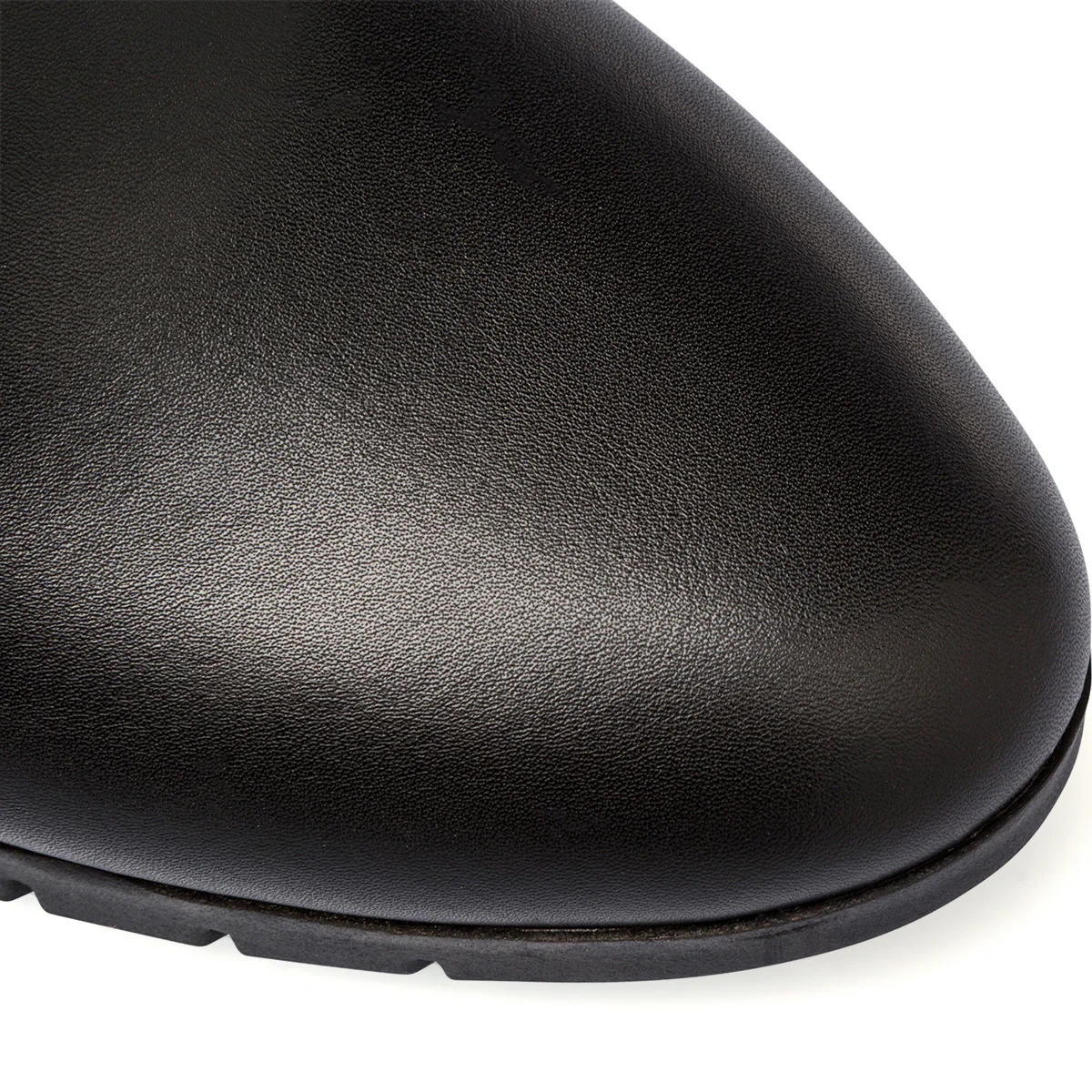 Stivaletti comfort neri da donna con tacco 7 cm e borchiette P Soft - Image 6