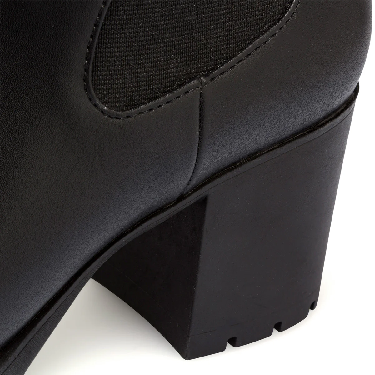 Stivaletti comfort neri da donna con tacco 7 cm P Soft - Image 6