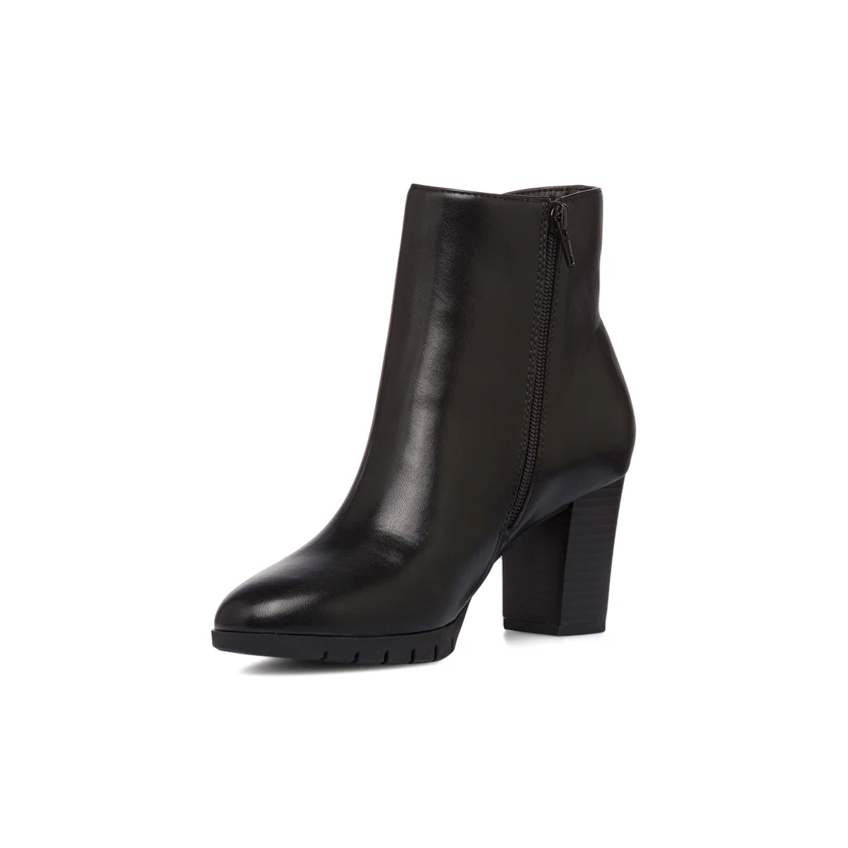 Stivaletti comfort neri da Donna con tacco 7 cm P Soft - Image 5