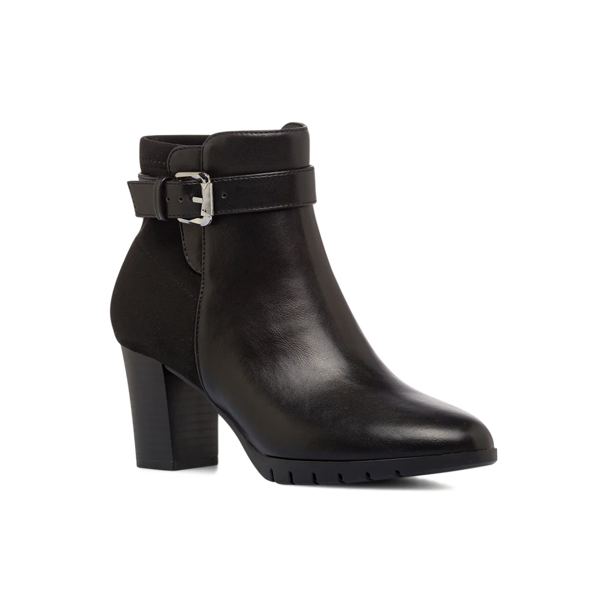 Stivaletti comfort neri da Donna con tacco 7 cm P Soft - Image 4