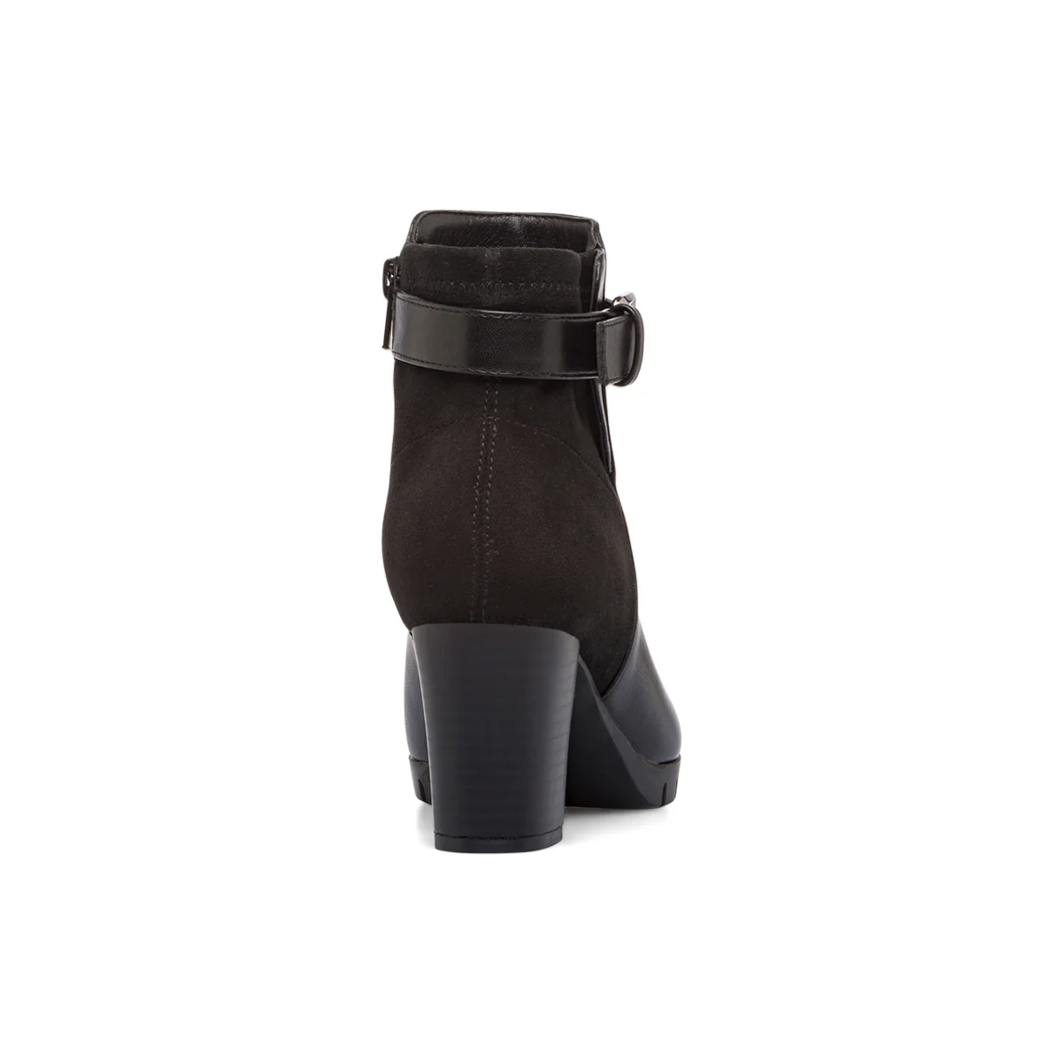 Stivaletti comfort neri da Donna con tacco 7 cm P Soft - Image 6