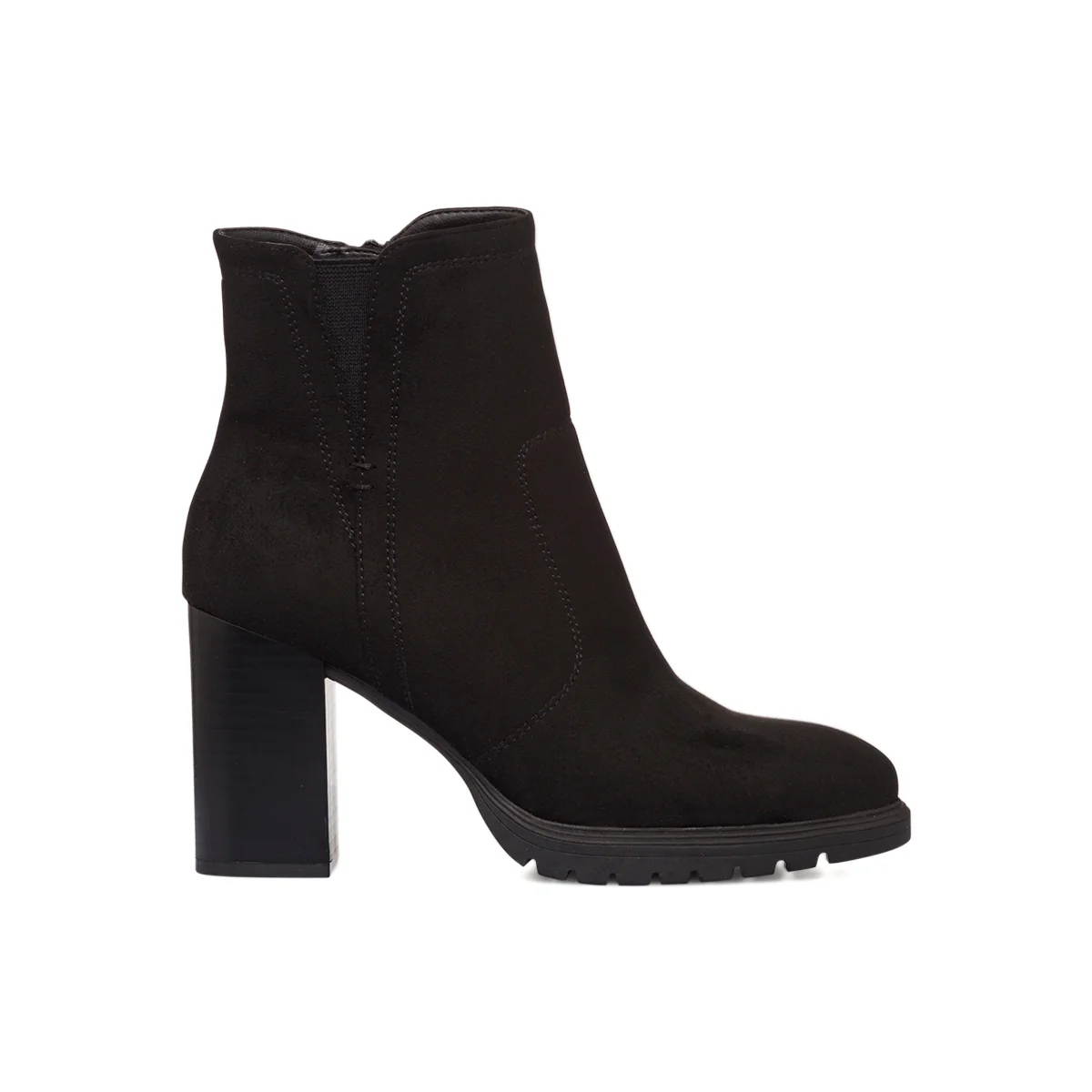Stivaletti comfort neri da Donna con tacco 9 cm P Soft