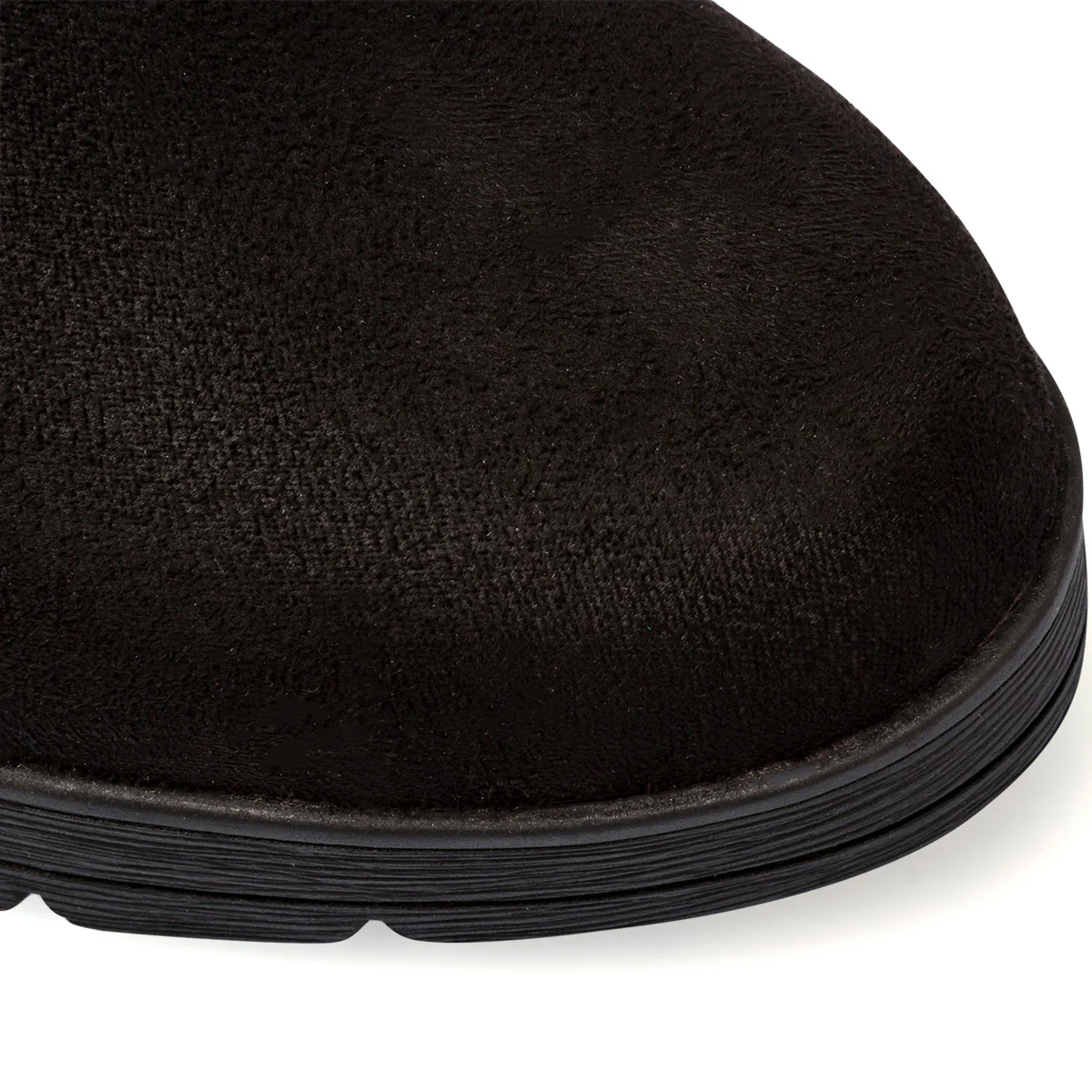Stivaletti comfort neri da donna con tacco 9 cm, doppia zip e borchiette P Soft - Image 6
