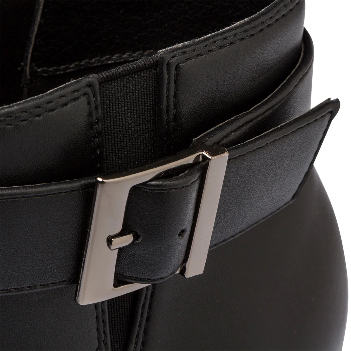Stivaletti comfort neri da donna con tacco 9 cm P Soft - Image 7