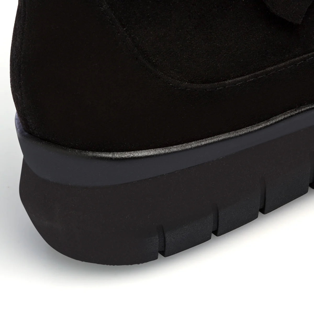 Stivaletti comfort neri da donna con zip laterali P Soft - Image 8