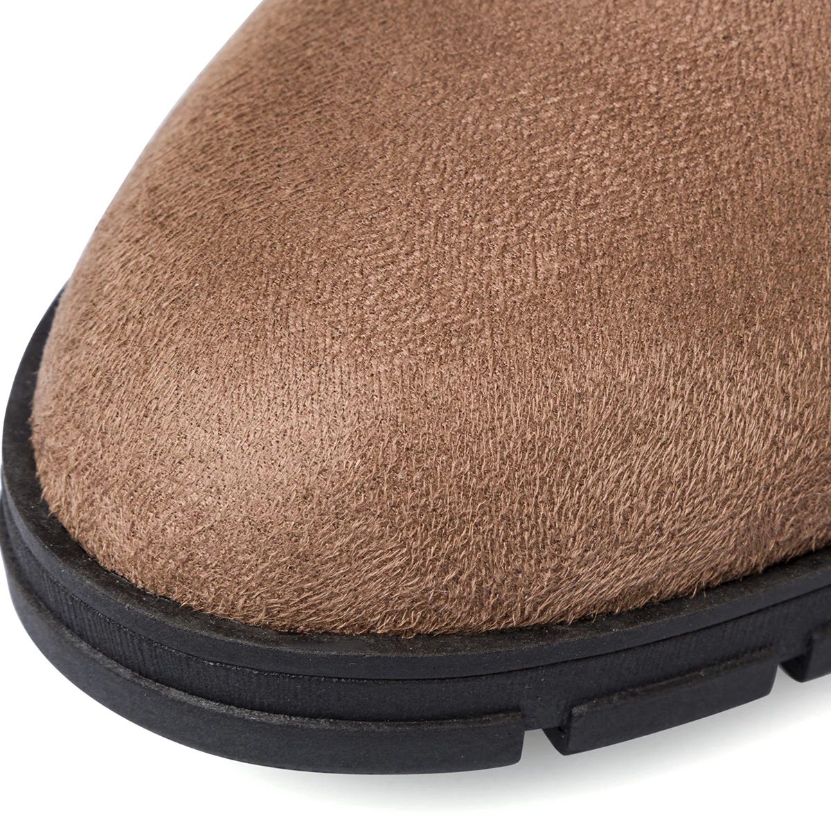 Stivaletti comfort taupe da Donna con tacco 7 cm P Soft - Image 5
