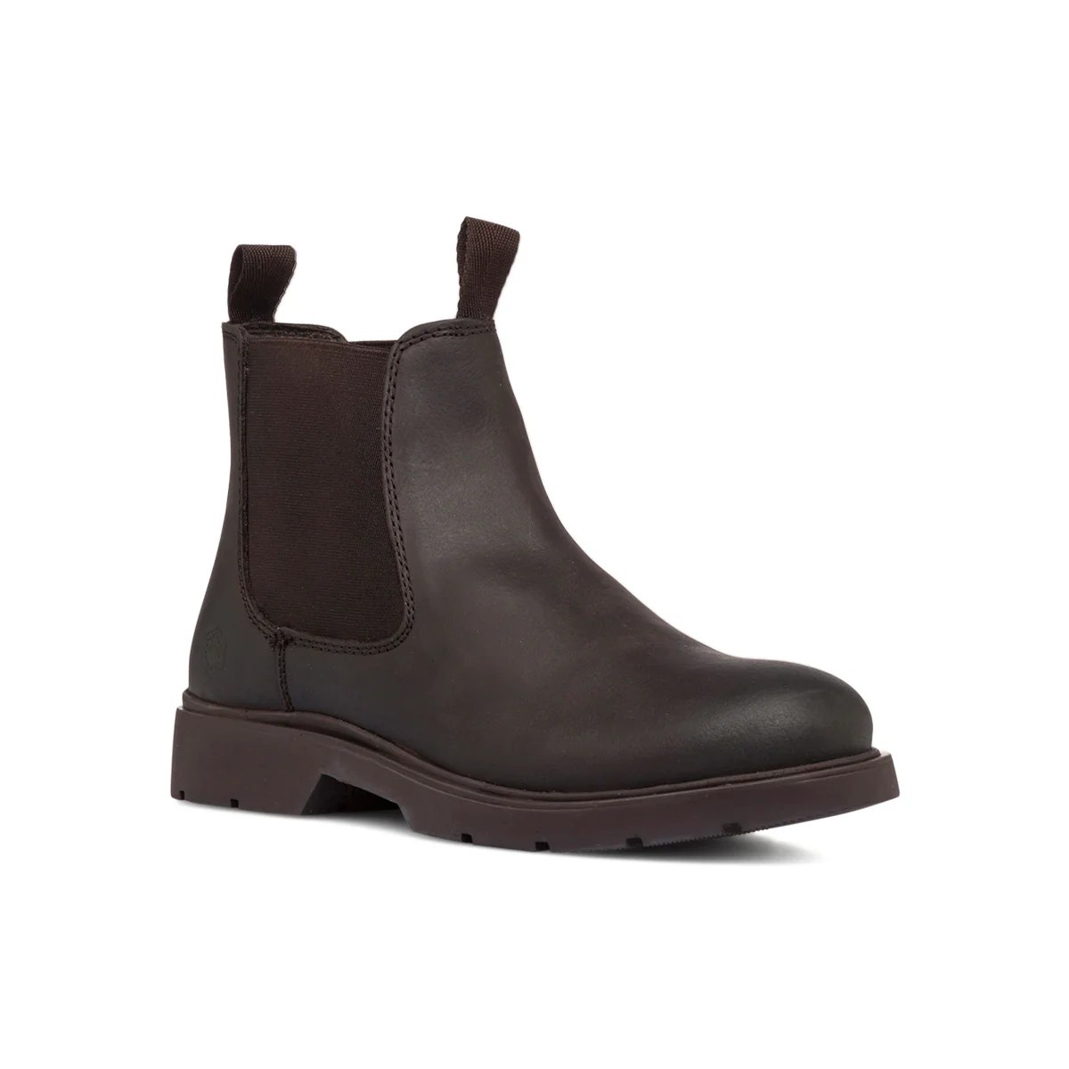 Stivaletti con elastici marrone scuro da uomo in pelle con doppio tirante Lumberjack Charlie - Image 2