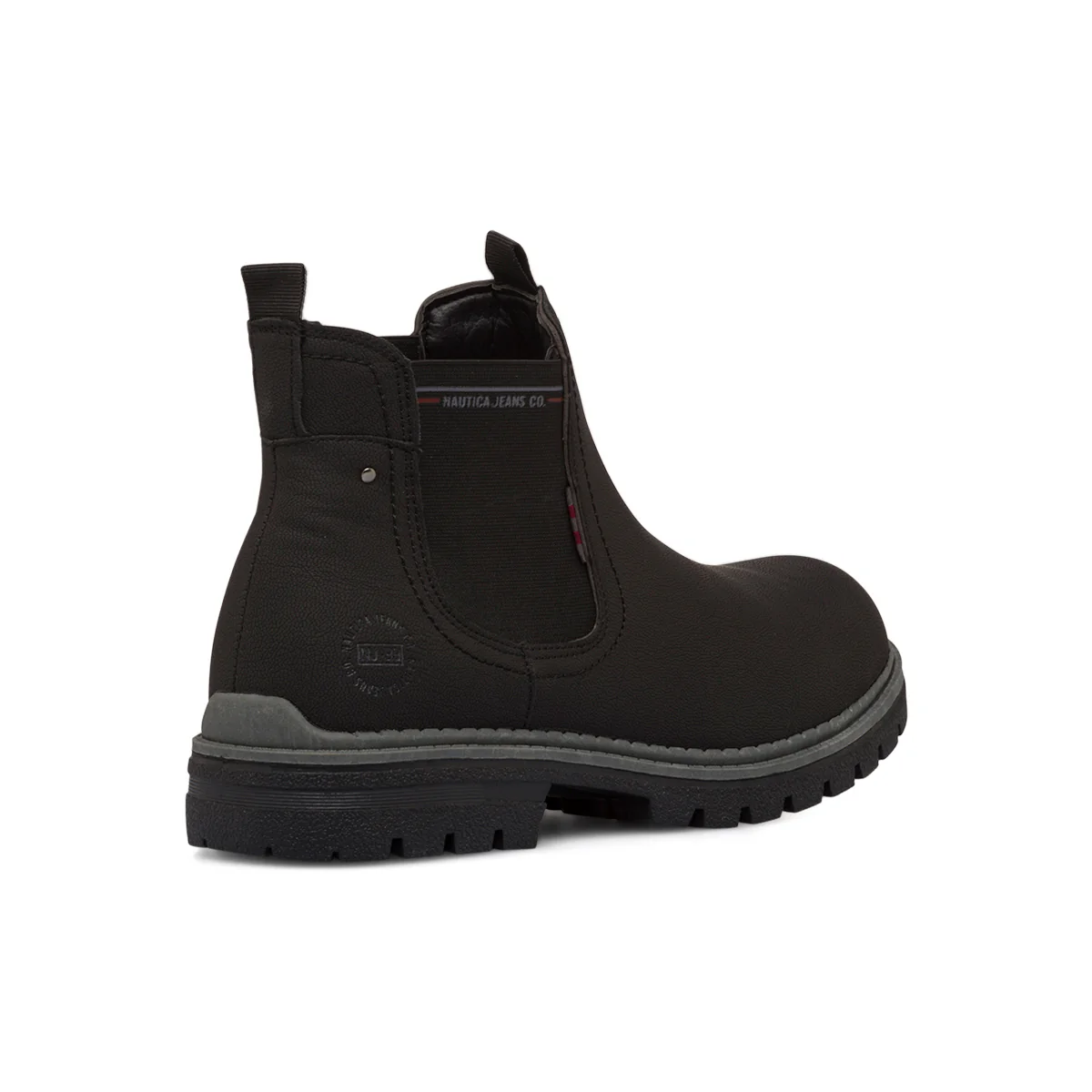 Stivaletti con elastici neri da uomo con suola chunky Nautica - Image 3