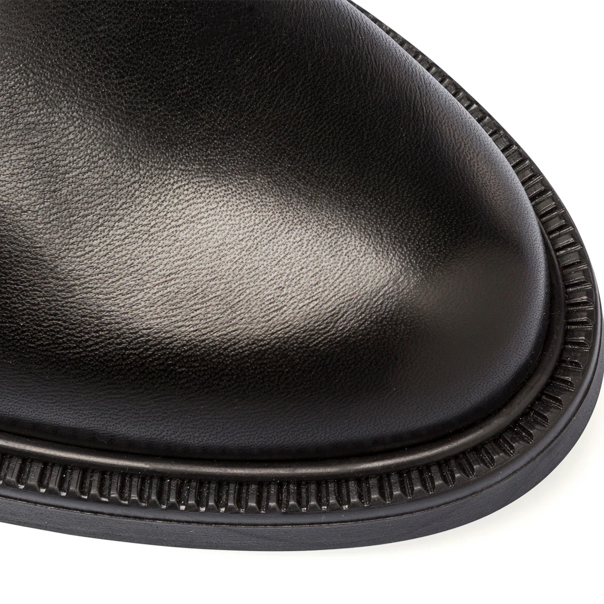 Stivaletti con elastici neri in pelle da donna P Essentials - Image 5