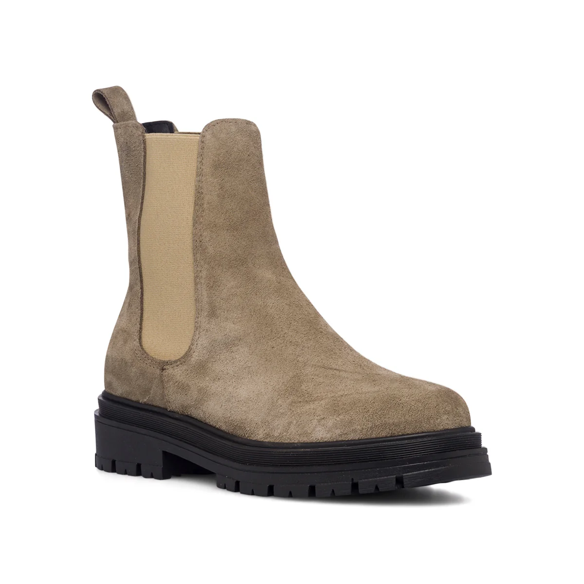 Stivaletti con elastici taupe da donna con suola chunky Swish Jeans - Image 2