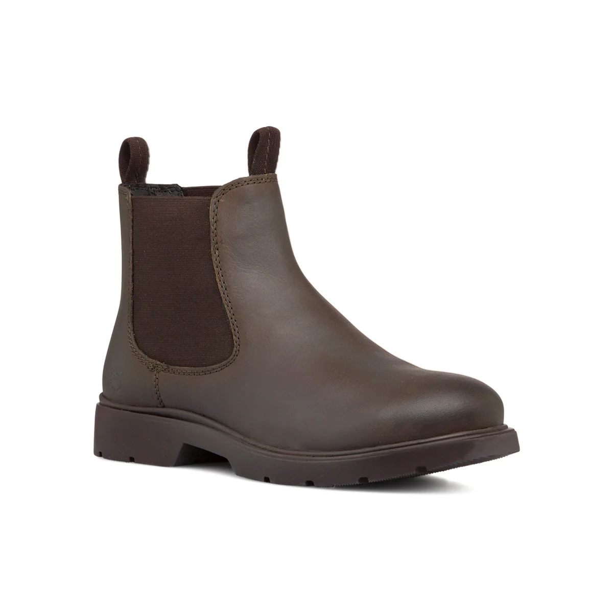 Stivaletti con elastici verde militare da uomo in pelle con doppio tirante Lumberjack Charlie - Image 2