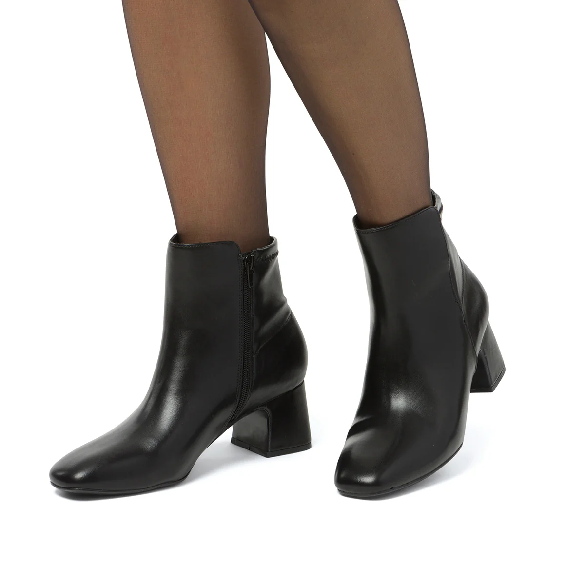 Stivaletti con tacco 5,5 cm neri da donna Lora Ferres - Image 2
