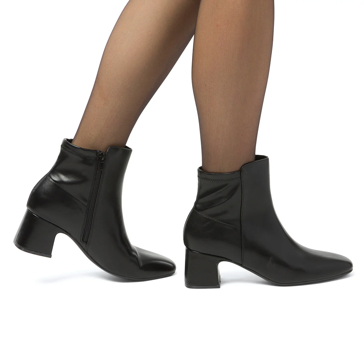 Stivaletti con tacco 5,5 cm neri da donna Lora Ferres - Image 3