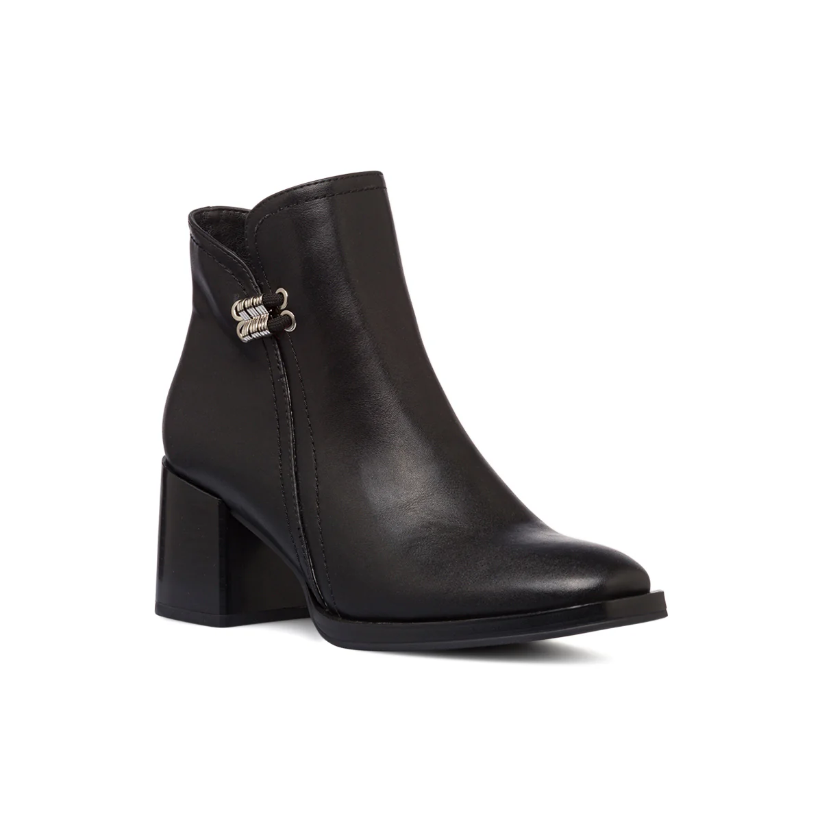 Stivaletti con tacco 6,5 cm da donna neri Lora Ferres - Image 2