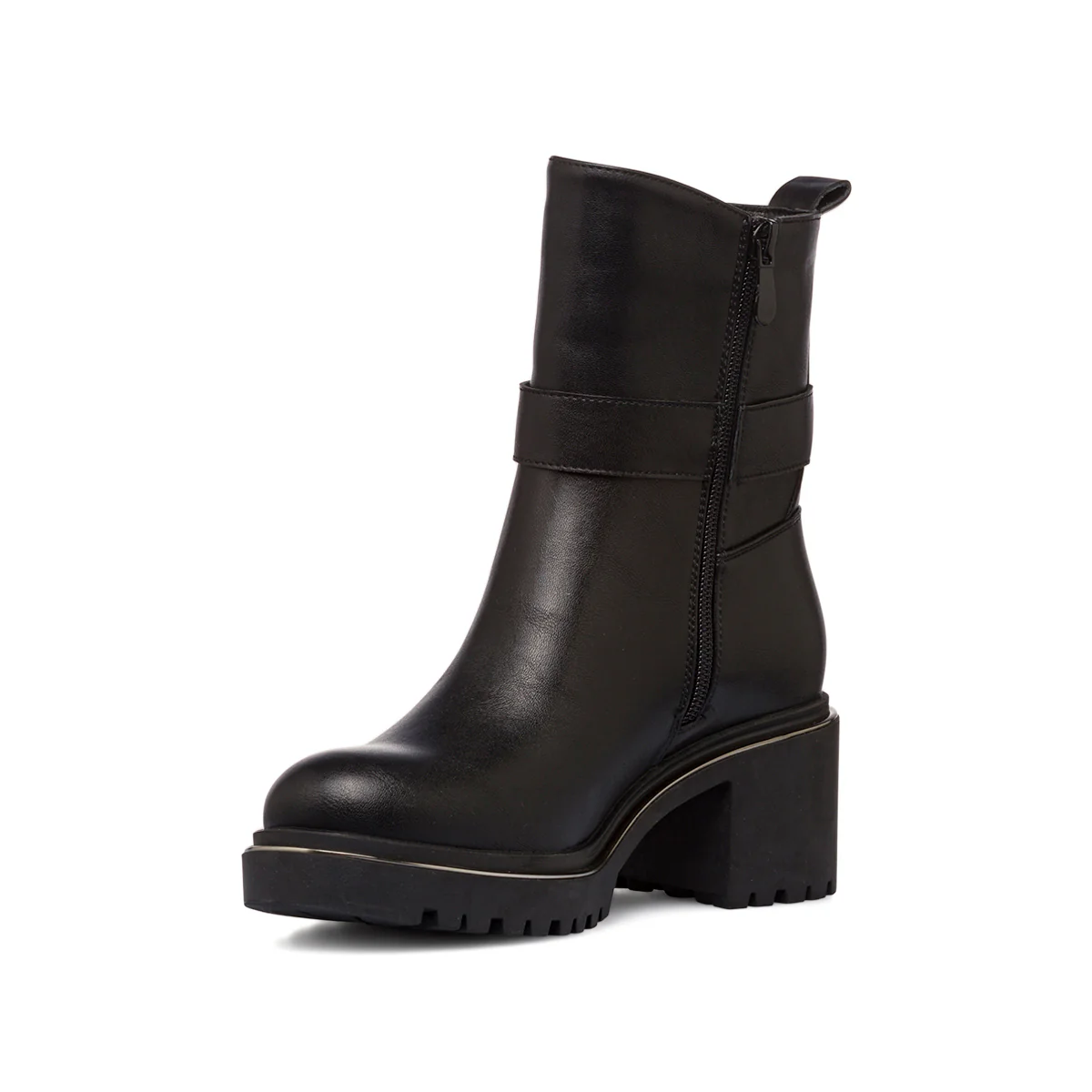 Stivaletti con tacco 6 cm neri da donna Lora Ferres - Image 5