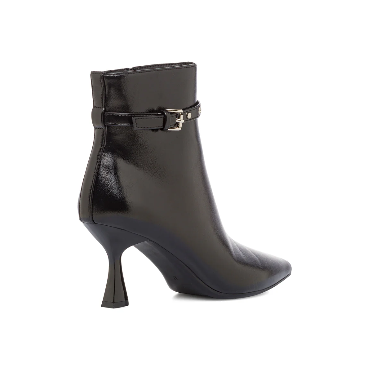 Stivaletti con tacco 7,5 cm da donna neri con cinturini Lora Ferres - Image 6