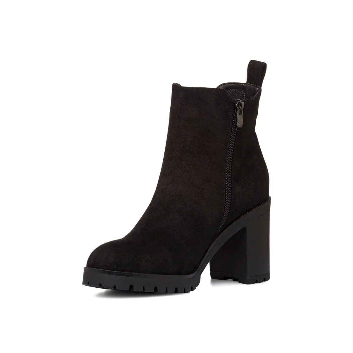 Stivaletti con tacco 8,5 cm neri da donna Lora Ferres - Image 5