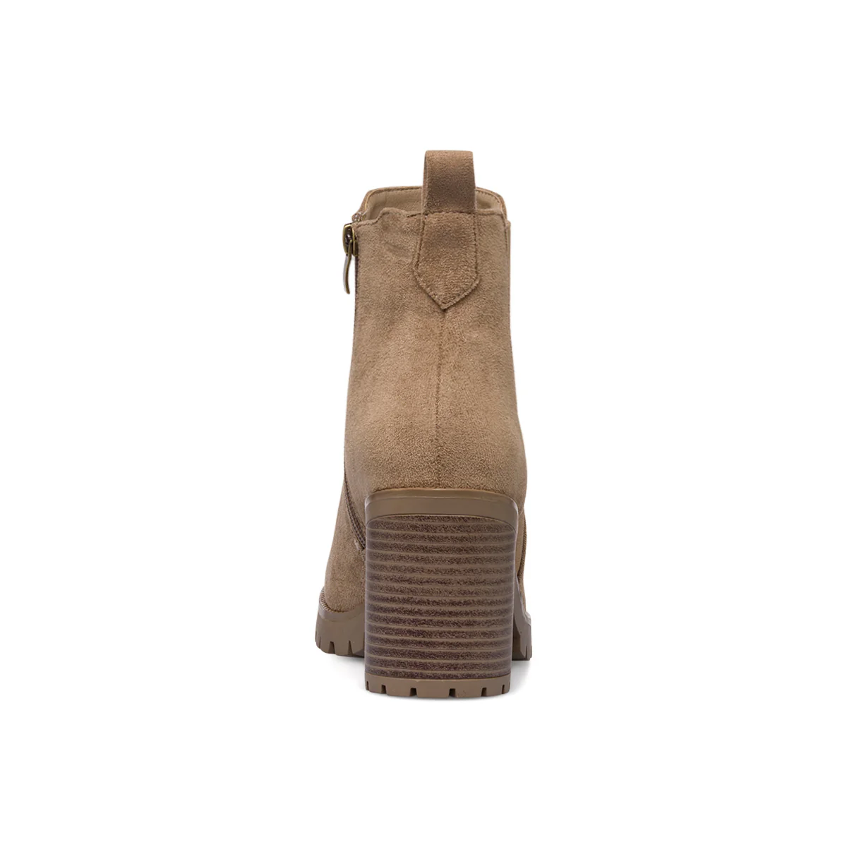 Stivaletti con tacco 8,5 cm taupe da donna Lora Ferres - Image 4