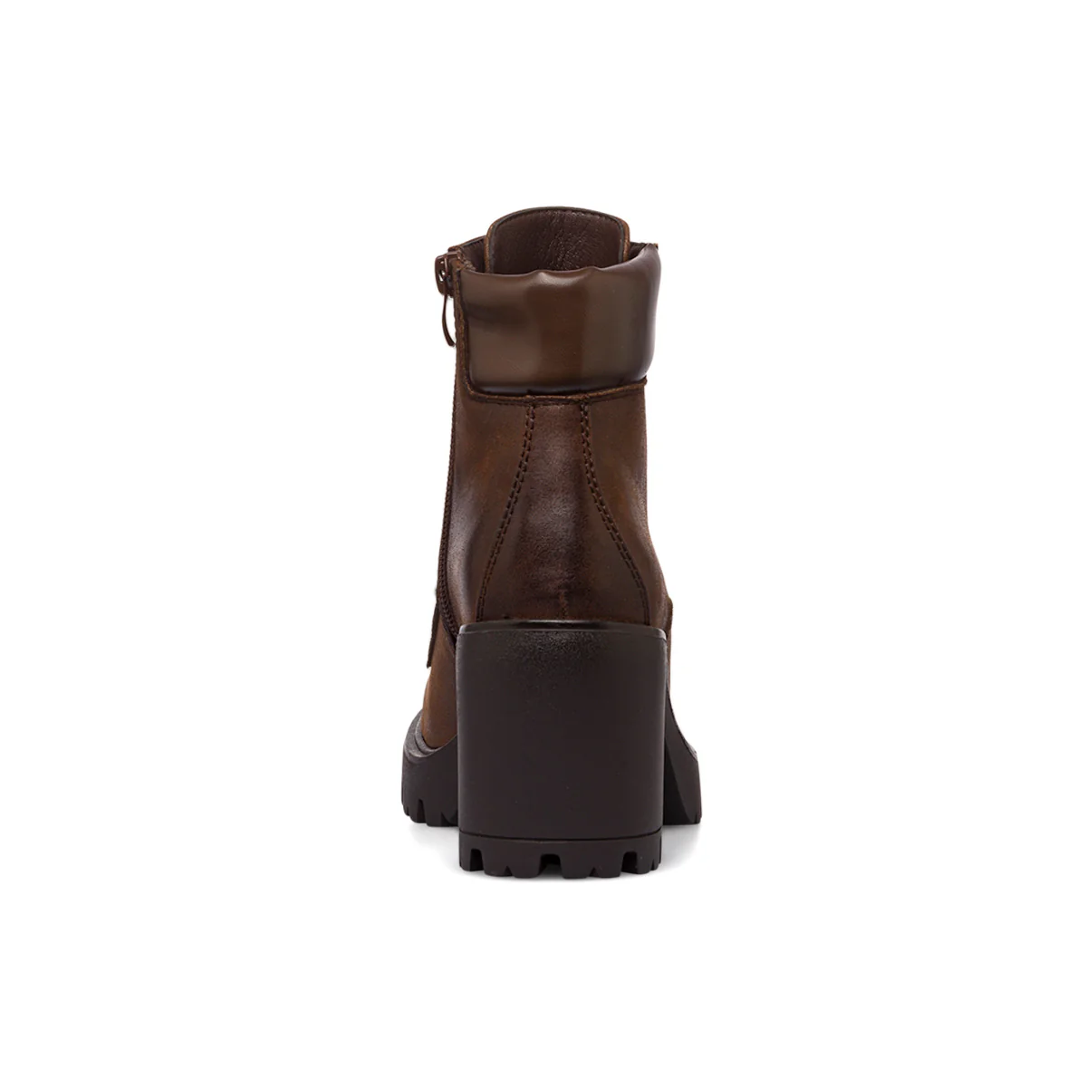 Stivaletti con tacco 8 cm marroni da donna Lora Ferres - Image 4