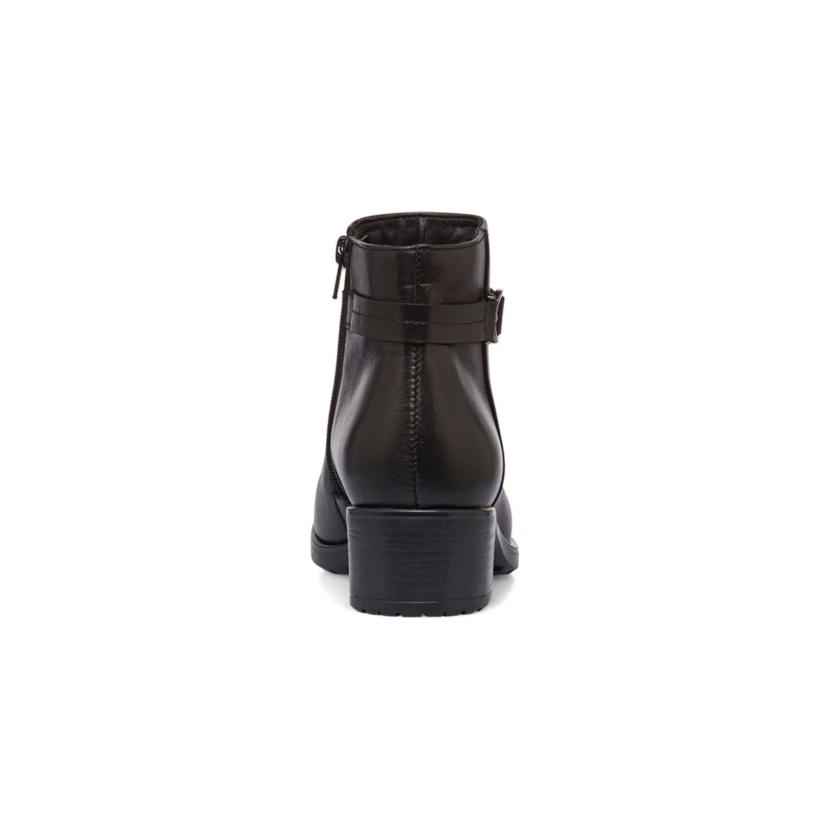 Stivaletti con tacco da donna neri in pelle P Essentials - Image 4