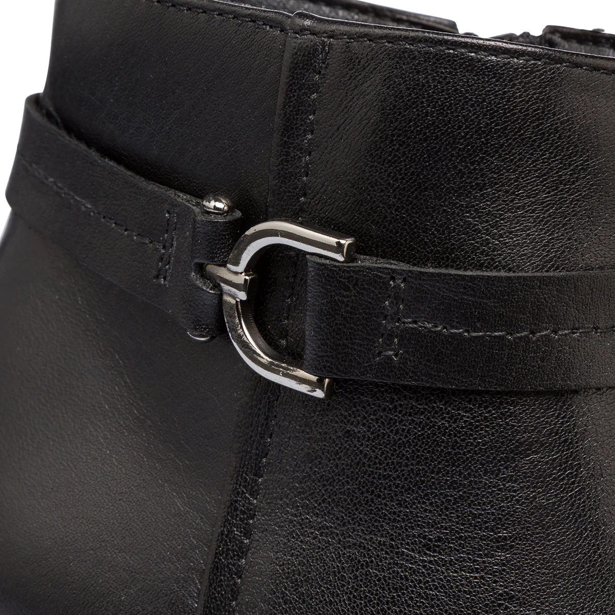 Stivaletti con tacco da donna neri in pelle P Essentials - Image 6