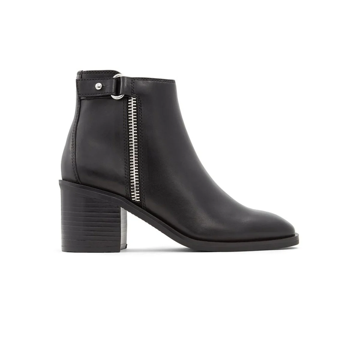 Stivaletti con tacco neri in pelle ALDO Darreba