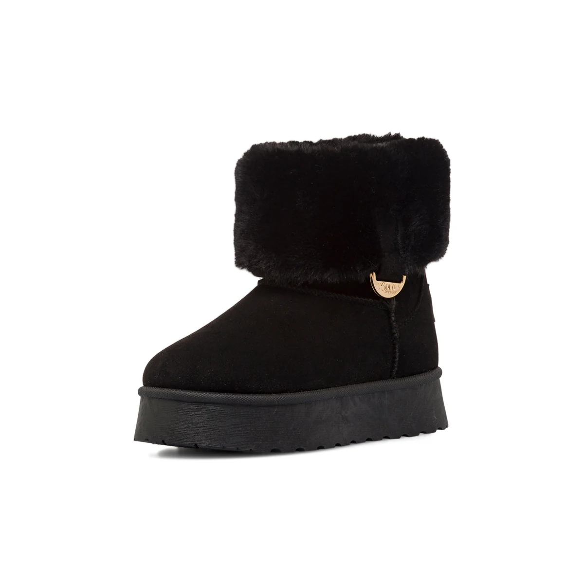 Stivaletti cozy bootd da Ragazza neri Solo Soprani con finta pelliccia - Image 2
