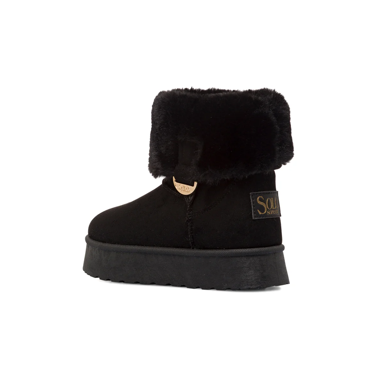 Stivaletti cozy bootd da Ragazza neri Solo Soprani con finta pelliccia - Image 3