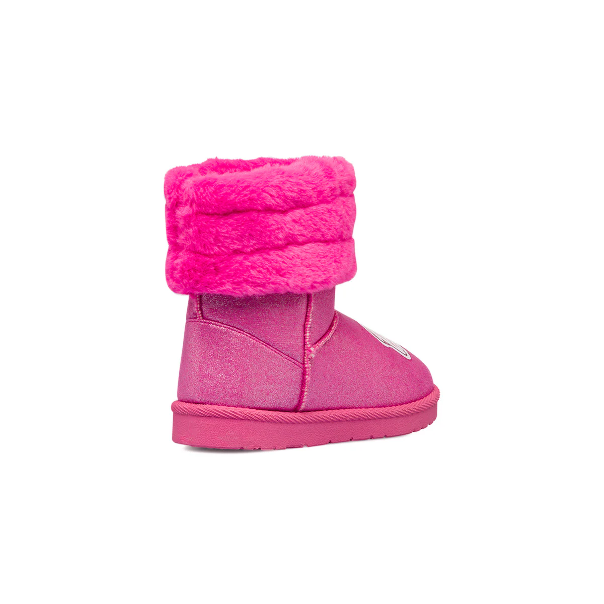 Stivaletti imbottiti da bambina fucsia con logo Barbie - Image 3
