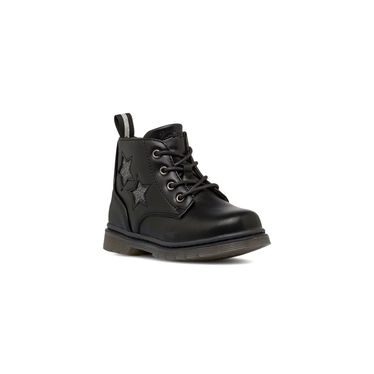 Stivaletti da bambina neri con stelle glitter Lumberjack - Image 2