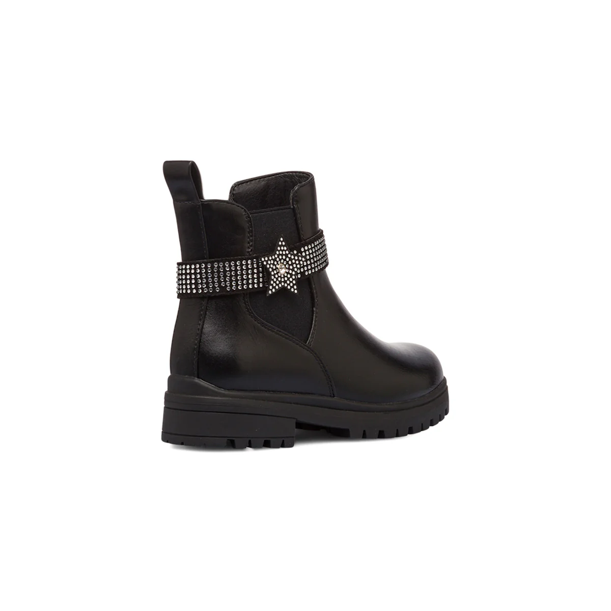 Stivaletti da bambina neri con strass Le scarpe di Alice - Image 3