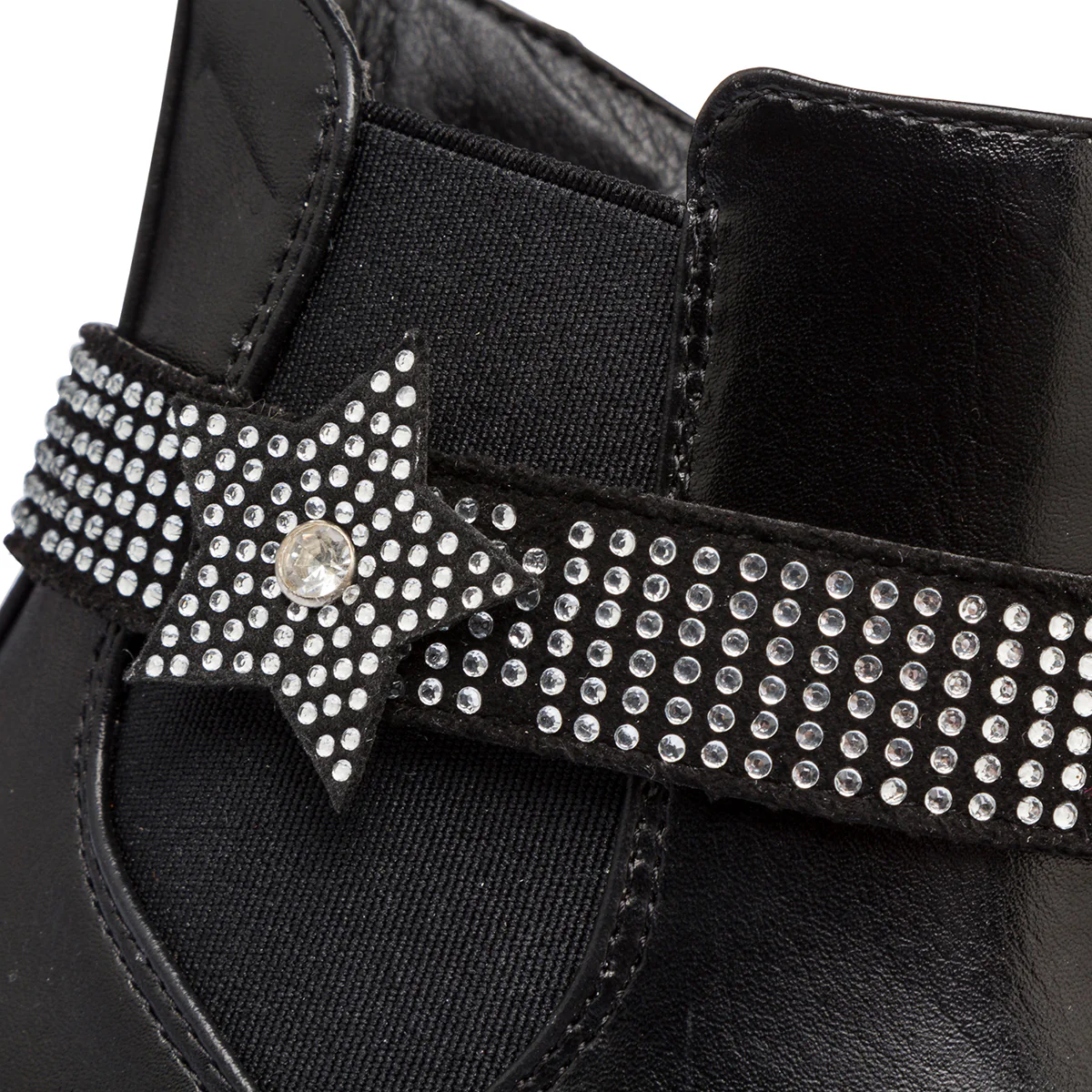 Stivaletti da bambina neri con strass Le scarpe di Alice - Image 6