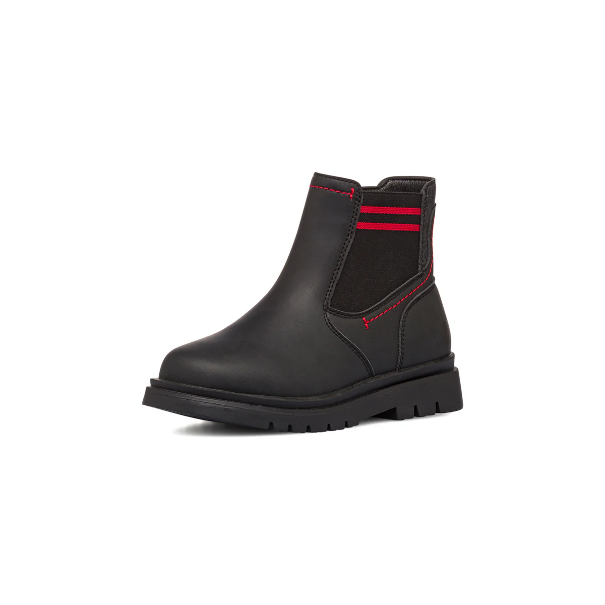 Stivaletti da bambino neri con inserti rossi Ducati - Image 2