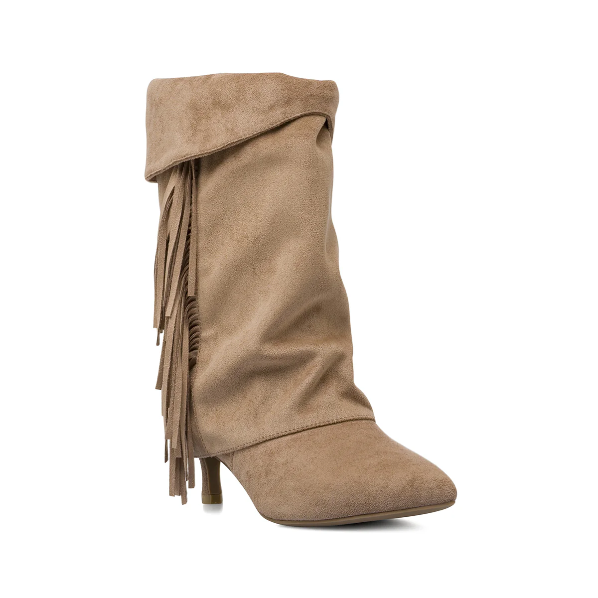 Stivaletti da donna khaki effetto scamosciato Lora Ferres - Image 2