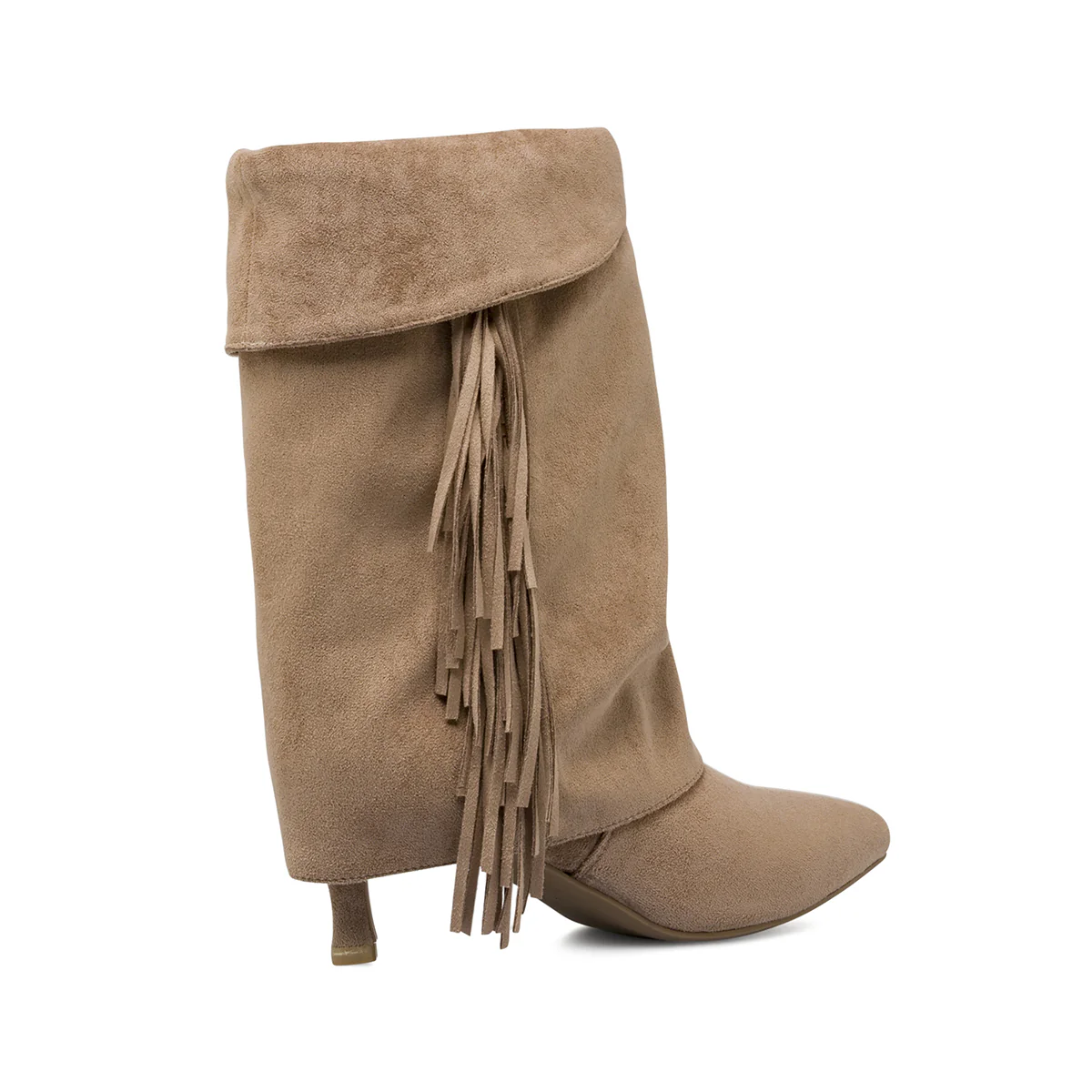 Stivaletti da donna khaki effetto scamosciato Lora Ferres - Image 3